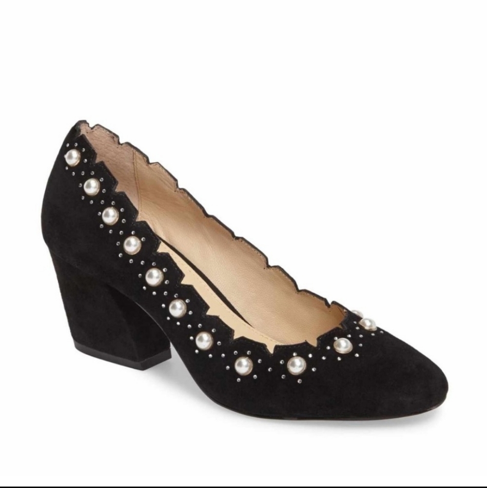 Botkier Holly Black Suede Heels